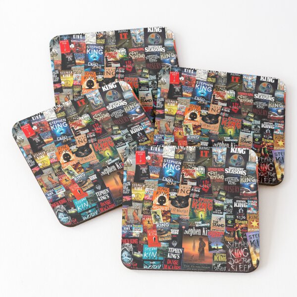 La collection complète de livres de Stephen King Dessous de verre (lot de 4)