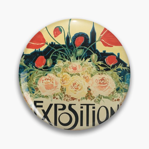 Item preview, retro exposition dhorticulture cantonale neuchateloise designed and sold by CorasPosters.