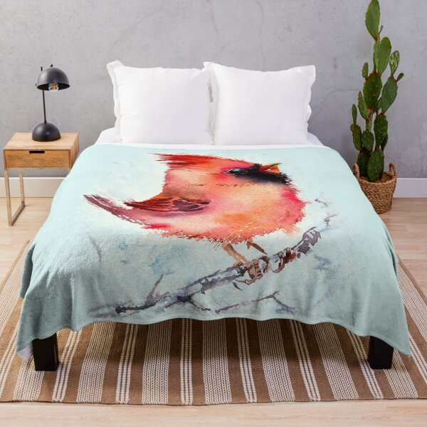 Item preview, Red Bird of Winter designed and sold by adortopia.