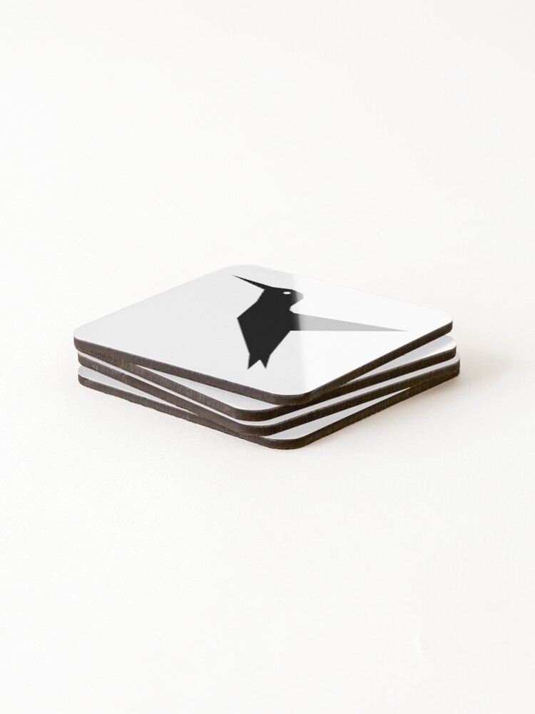 Thumbnail 4 of 5, Coasters (Set of 4), Hummingbird designed and sold by Pyctos.