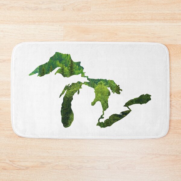 Item preview, Pine Evergreen Forest - Michigan Outline designed and sold by TaoJones42.