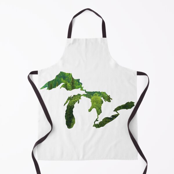 Item preview, Pine Evergreen Forest - Michigan Outline designed and sold by TaoJones42.