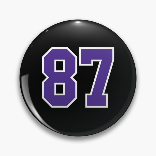 Item preview, Eighty-Seven Purple Jersey Number Sports 87 designed and sold by HelloFromAja.