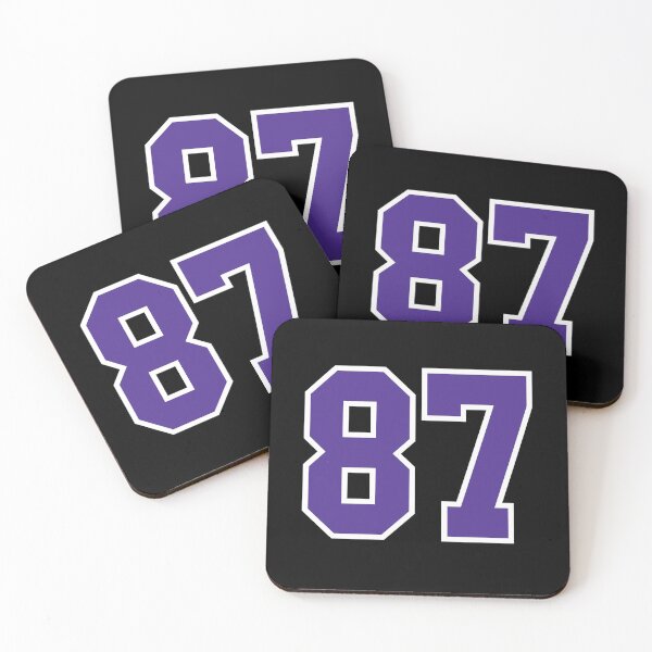Item preview, Eighty-Seven Purple Jersey Number Sports 87 designed and sold by HelloFromAja.
