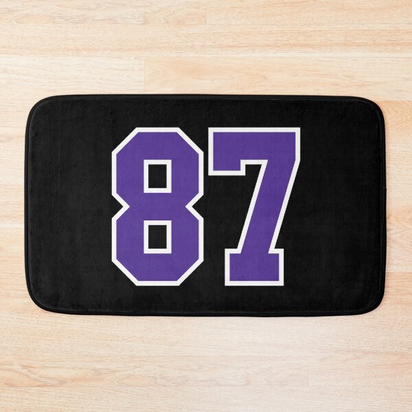 Item preview, Eighty-Seven Purple Jersey Number Sports 87 designed and sold by HelloFromAja.