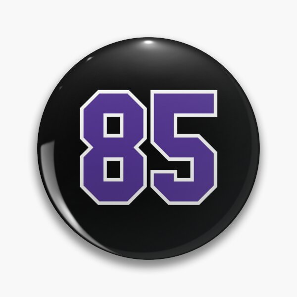 Item preview, Eighty-Five Purple Jersey Number Sports 85 designed and sold by HelloFromAja.