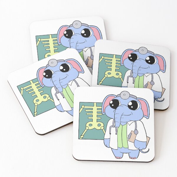 Item preview, Cute Doctor Elephant designed and sold by papijandi.