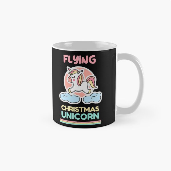 Item preview, Flying Christmas Unicorn designed and sold by AmberSiraj.