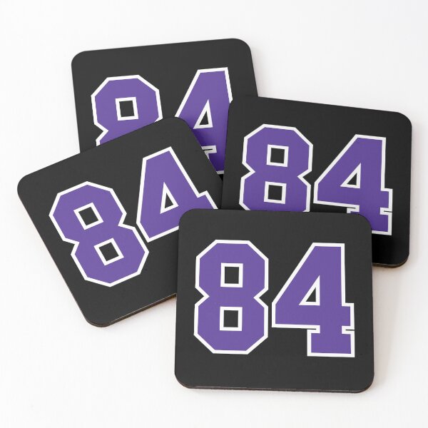 Item preview, Eighty-Four Purple Jersey Number Sports 84 designed and sold by HelloFromAja.