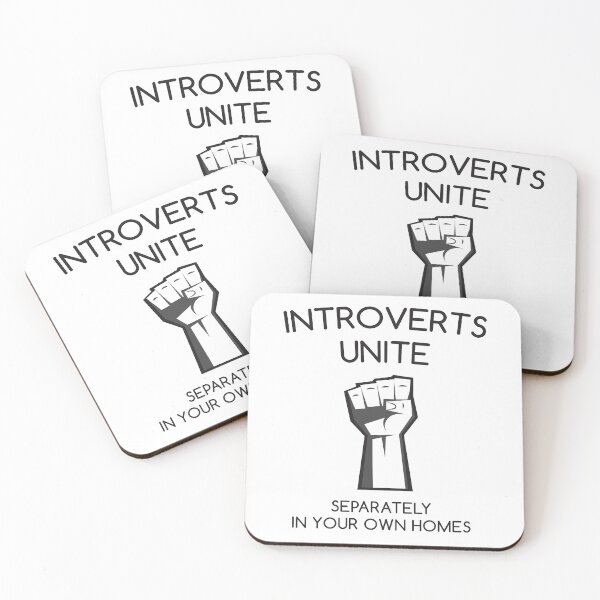 Item preview, Introverts Unite! designed and sold by pintsandquarts.