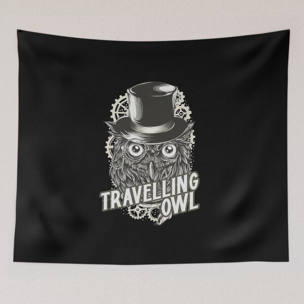 Item preview, Travelling Owl designed and sold by cookiemasterpj.