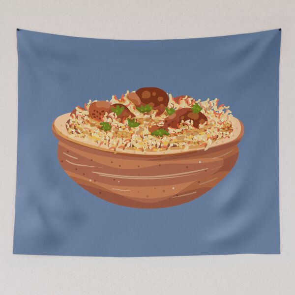 Item preview, Pot of Chicken Biryani Rice designed and sold by Alicia Chee.