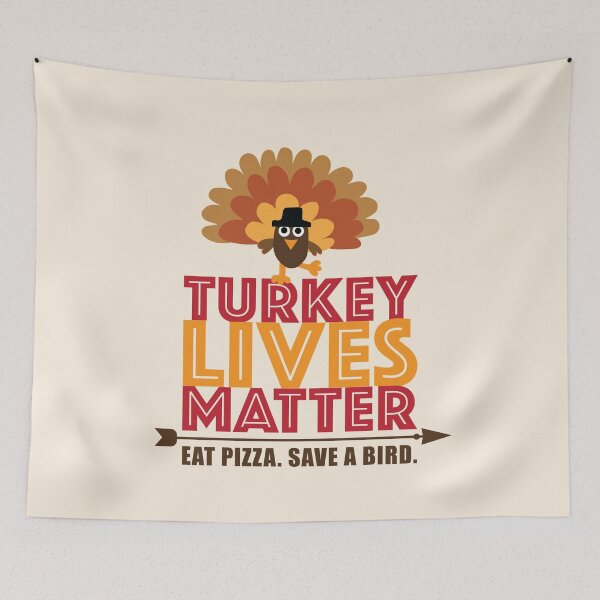 Item preview, Turkey Lives Matter- Eat Pizza designed and sold by HeraAndKosmos.