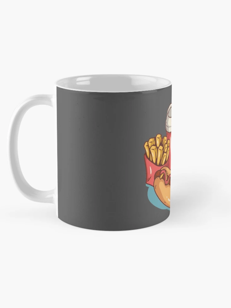 Thumbnail 5 of 6, Coffee Mug, Fast Food Sticker designed and sold by PatternSquare.