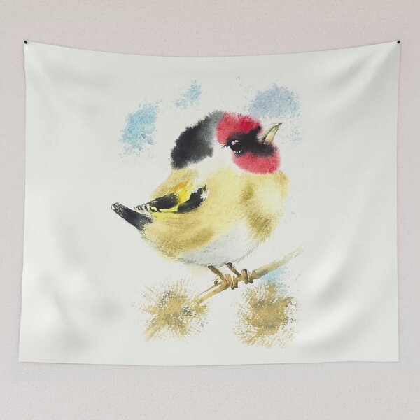 Item preview, Watercolor Goldfinch designed and sold by adortopia.