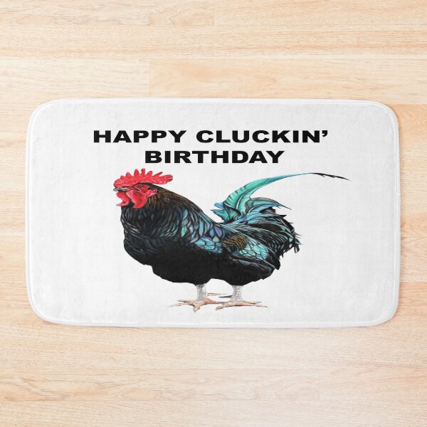 Item preview, HAPPY CLUCKIN' BIRTHDAY - HAPPY BIRTHDAY - COCKEREL designed and sold by IslesArt.