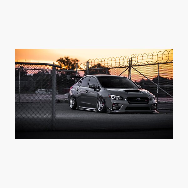 Bagged 2015 Subaru STi Photographic Print