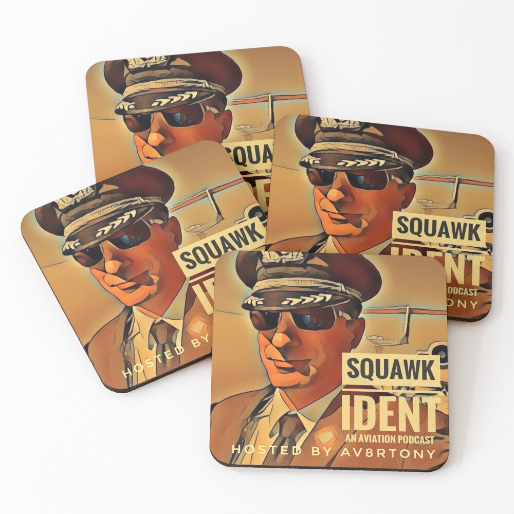 Item preview, Coasters (Set of 4) designed and sold by SquawkIdent.