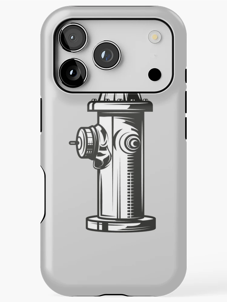 Thumbnail 1 of 4, iPhone Case, Firehydrant Sticker designed and sold by PatternSquare.