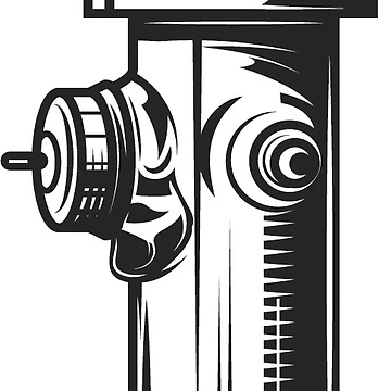 Artwork thumbnail, Firehydrant Sticker by PatternSquare