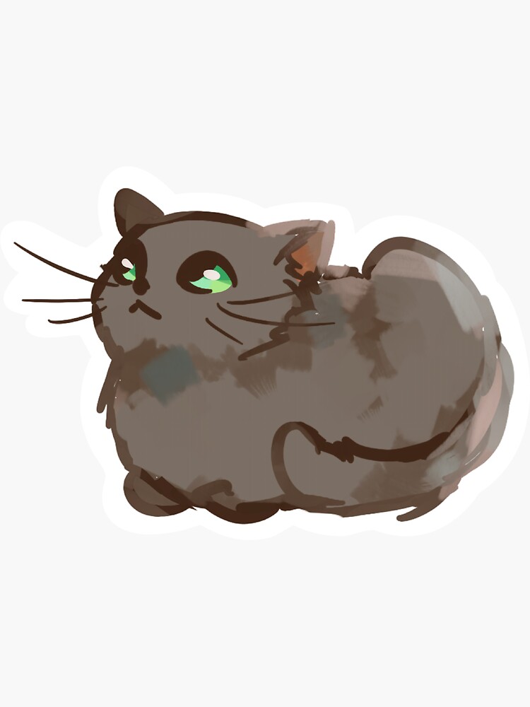 "Loaf Cat" Sticker for Sale by skyblobofficial Redbubble