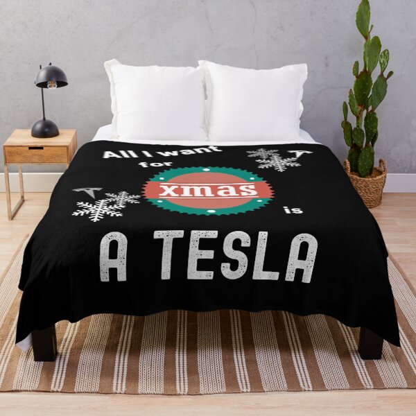 Item preview, all I want for christmas ( xmas) is a tesla designed and sold by FourNuns.