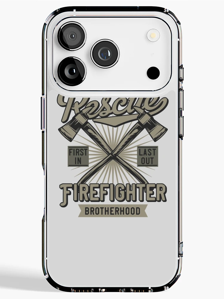 Thumbnail 1 of 5, iPhone Case, FireFighter Logo Sticker designed and sold by PatternSquare.