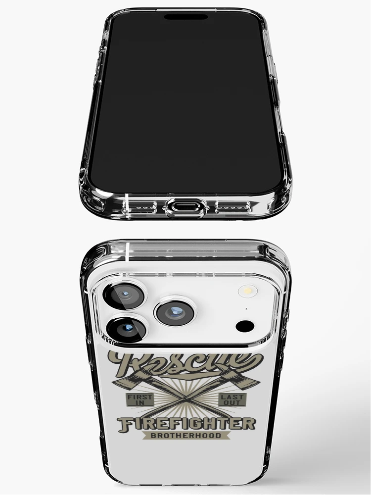 Thumbnail 3 of 5, iPhone Case, FireFighter Logo Sticker designed and sold by PatternSquare.