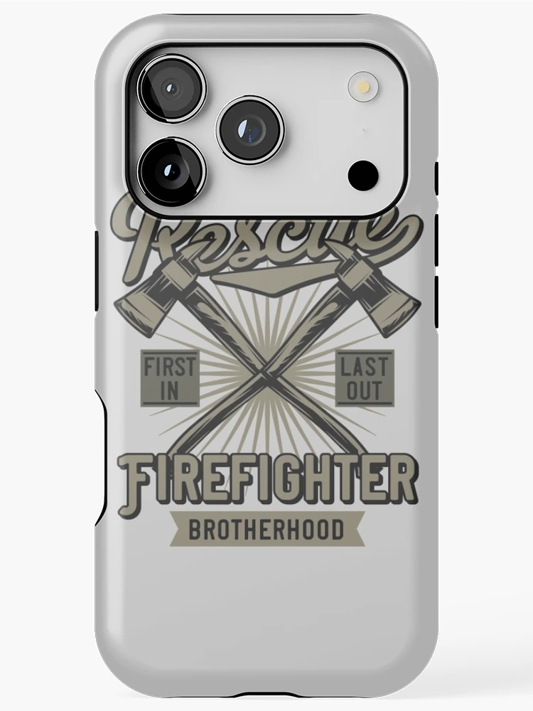 Thumbnail 1 of 4, iPhone Case, FireFighter Logo Sticker designed and sold by PatternSquare.