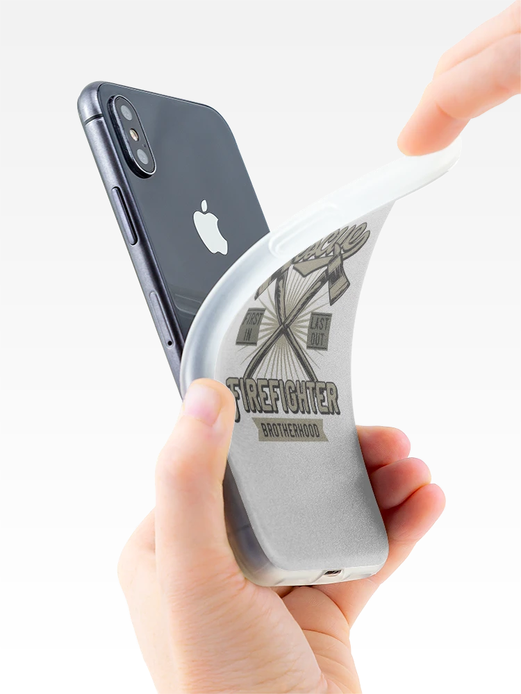 Thumbnail 4 of 5, iPhone Case, FireFighter Logo Sticker designed and sold by PatternSquare.