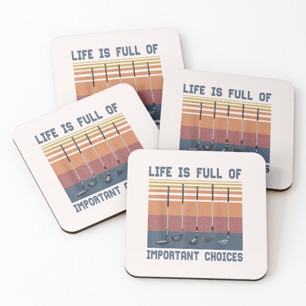 Item preview, Life is Full Of Important Choices Golf  designed and sold by GaleBerry.