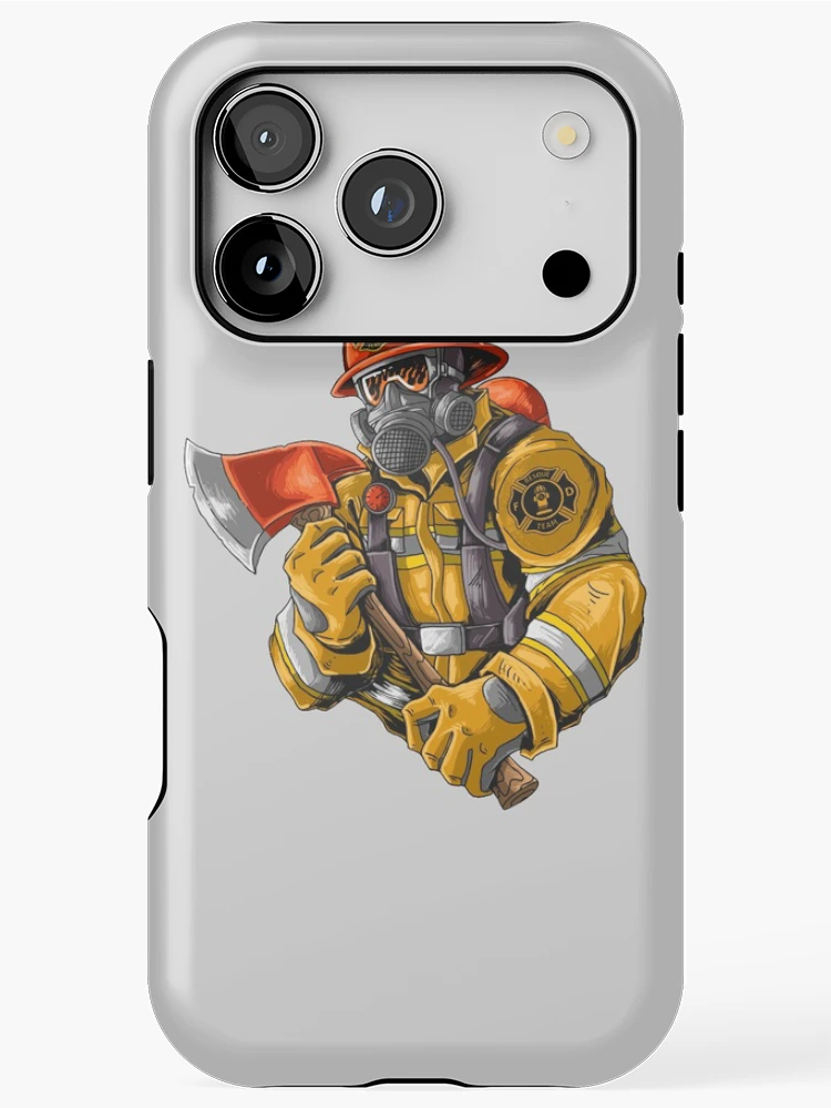 Thumbnail 1 of 4, iPhone Case, Firefighter Sticker designed and sold by PatternSquare.