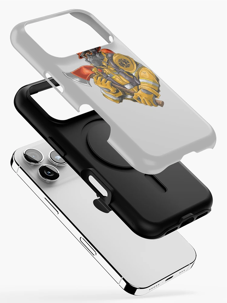 Thumbnail 2 of 4, iPhone Case, Firefighter Sticker designed and sold by PatternSquare.