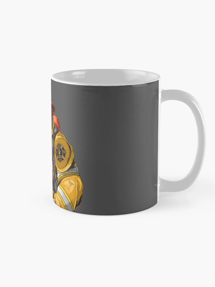 Thumbnail 3 of 6, Coffee Mug, Firefighter Sticker designed and sold by PatternSquare.
