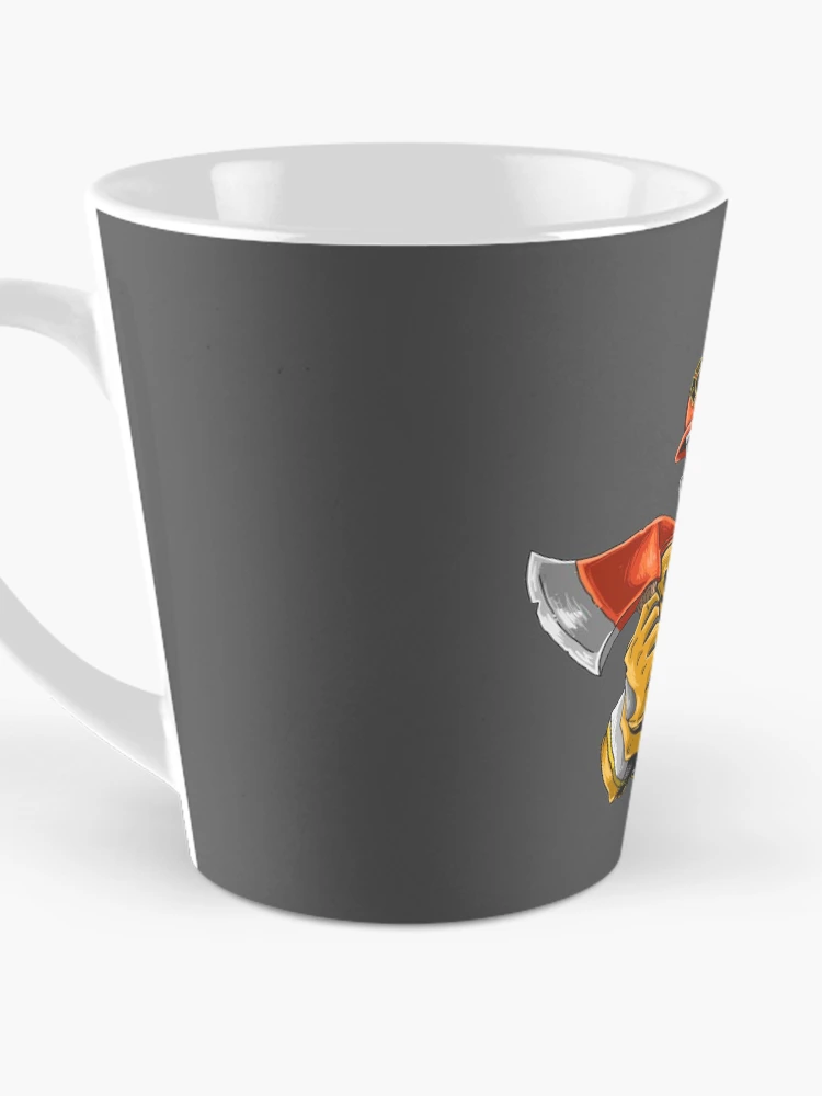 Thumbnail 3 of 4, Coffee Mug, Firefighter Sticker designed and sold by PatternSquare.