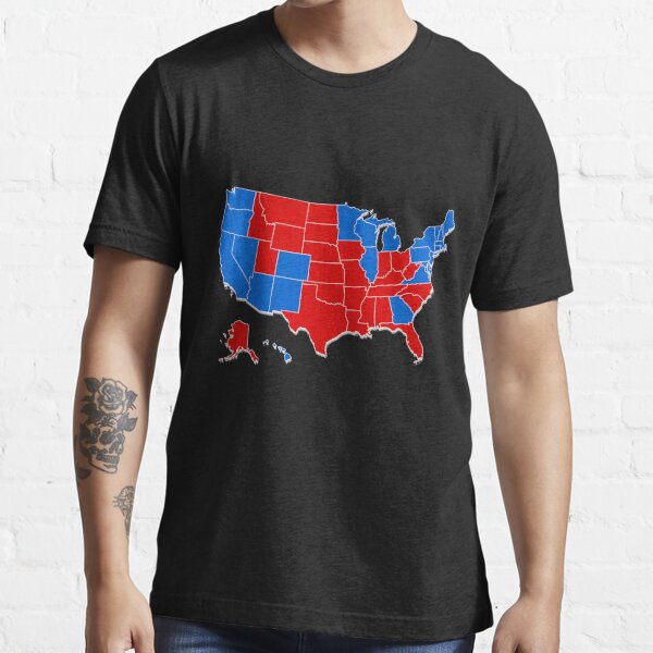 Top Biden Won Get Over It Map Usa Fire Stars Election Shirt - ProposeTees