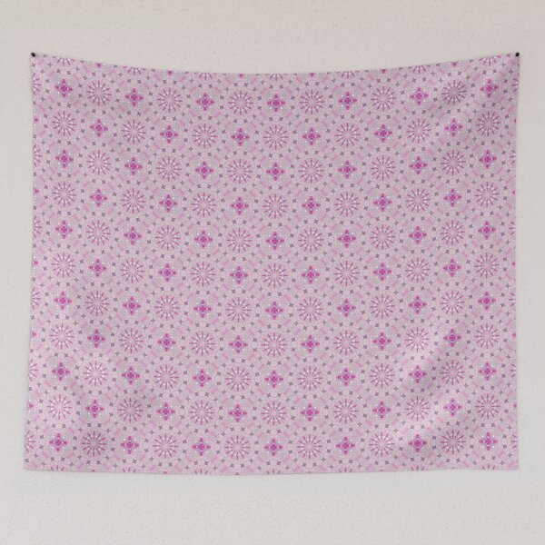 Item preview,  Lilac and Pink Circle Geo Repeat Pattern designed and sold by taiche.