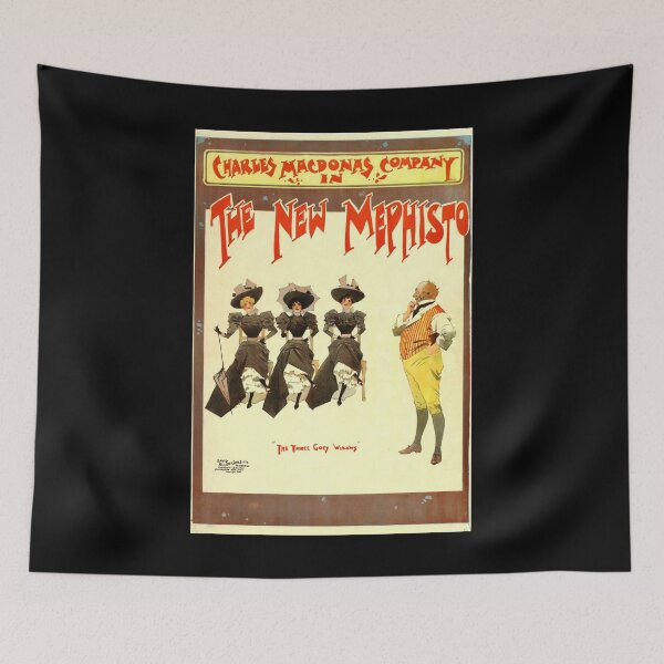 Item preview, retro the new mephisto the three goey widows designed and sold by CorasPosters.