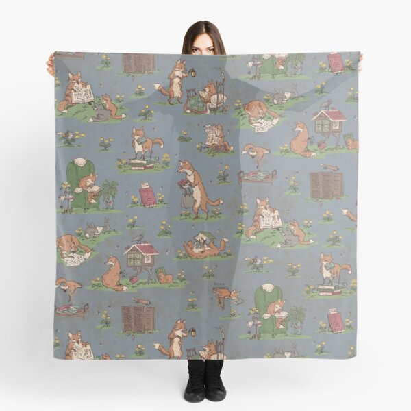 Library Foxes Scarf