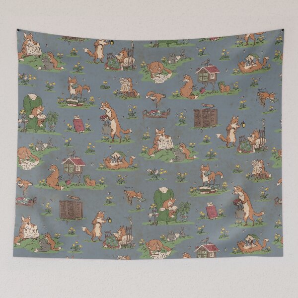 Item preview, Library Foxes designed and sold by tanaudel.