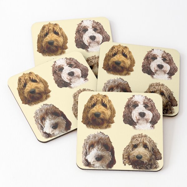 Item preview, Red Cockapoo & Doodle Dog Collection  designed and sold by Happy Dog Doodles.