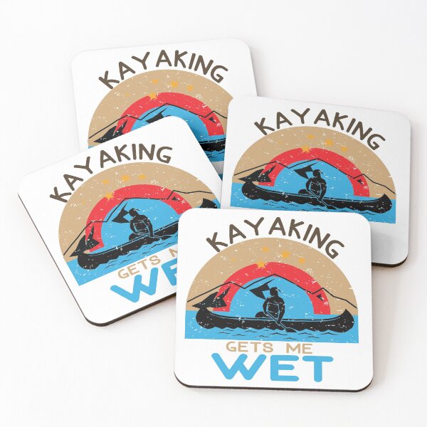 Item preview, kayaking gets me wet vintage  designed and sold by Route66shirts.