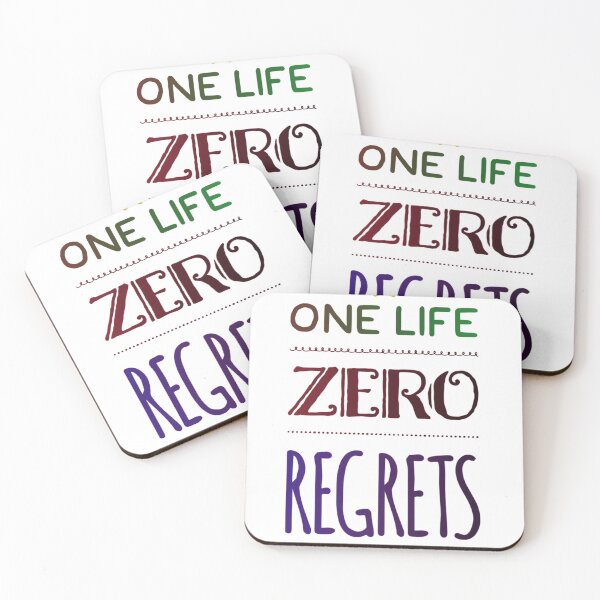 Item preview, one life zero regrets designed and sold by GulQari.