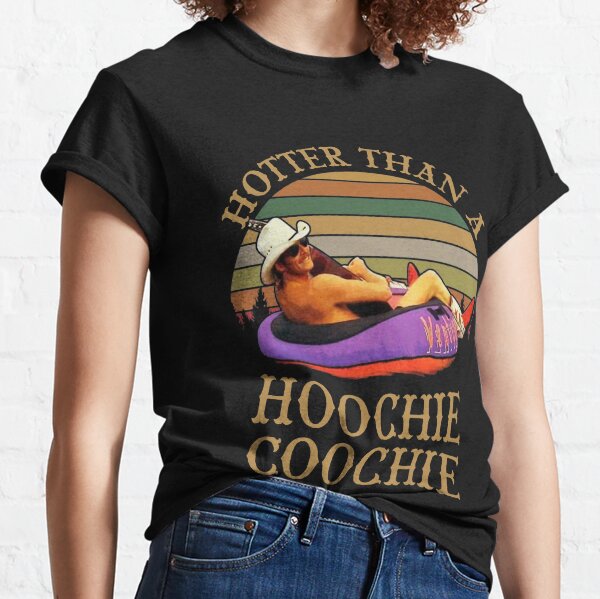 Hotter Than A Hoochie Coochie Vintage Retro  Classic T-Shirt