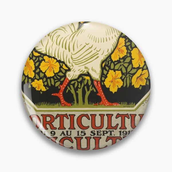 Item preview, retro exposition dhorticulture et daviculture carouge designed and sold by CorasPosters.
