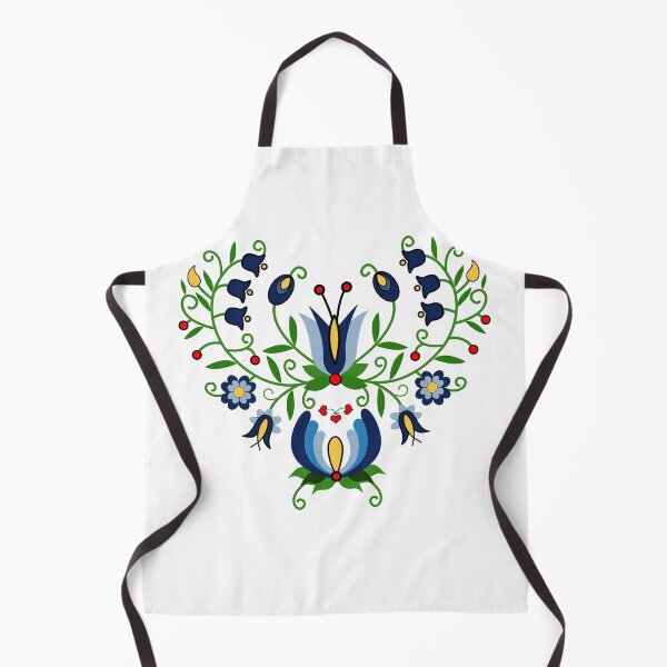 Item preview, Folk - beautiful heart shaped kashubian composition, white background designed and sold by FK-UK.