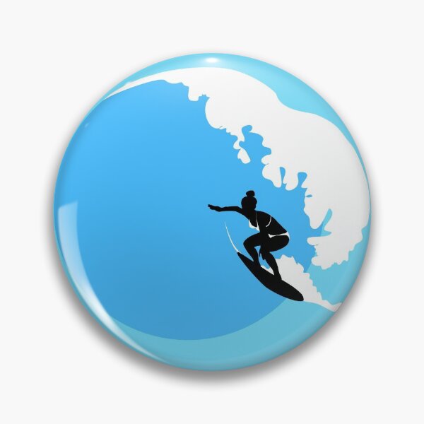 Item preview, Surfer girl designed and sold by orangerinka.
