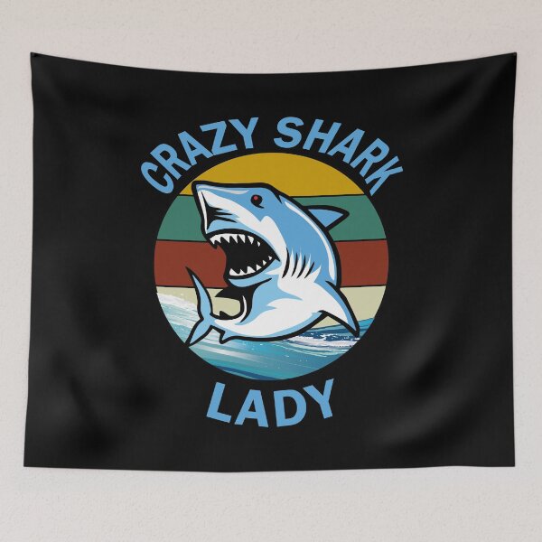 Item preview,  Crazy shark lady designed and sold by YAHIA-14.