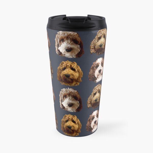 Red Cockapoo & Doodle Dog Collection Travel Mug