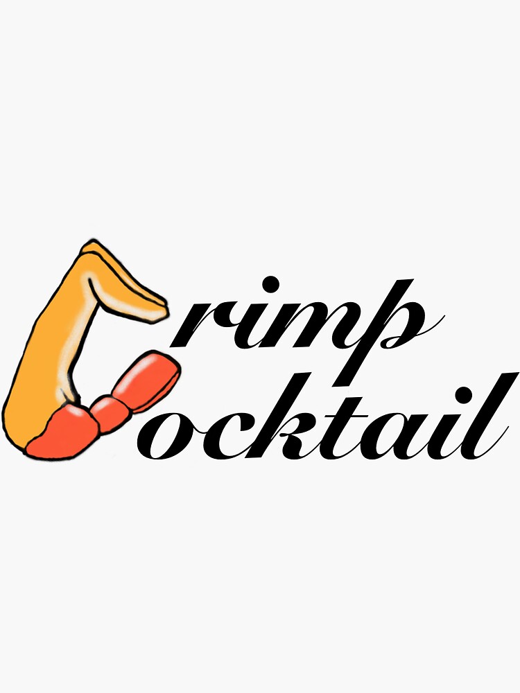 "Crimp Logo" Sticker by CrimpCocktail Redbubble